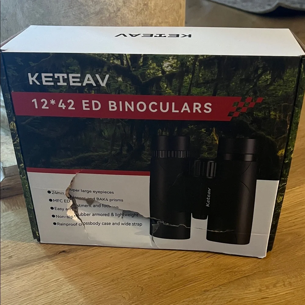 12x42 ED Binoculars - Black